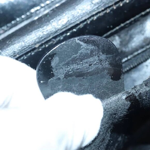 GUCCI Vanity Hand Bag Nylon Black 013 2122 2490 Auth 89706 - Picture 10 of 16